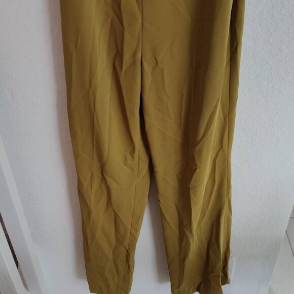 RACHEL Rachel Roy Jumpsuit Womens Size 4 Strapless Yellow Mustard - Picture 7 of 11